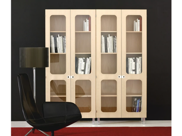 2K-SKÅP - Wood veneer bookcase / display cabinet by Karl Andersson - view 3